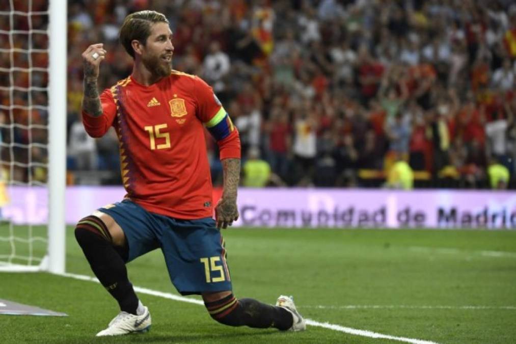 Sergio Ramos es uno de los grandes referentes en la selección de España. Además, es capitán del Real Madrid.