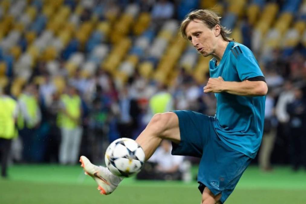 Luka Modric, otro de los mediocampistas que estará en la final de Kiev.