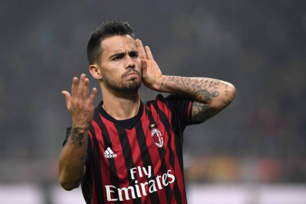 Suso: El delantero español del Milan interesa al Tottenham.