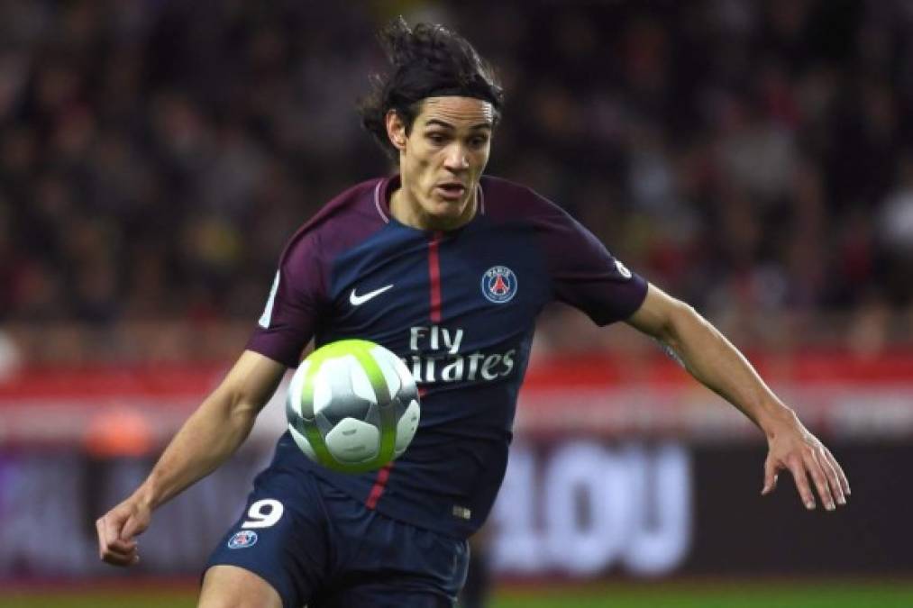 7. Edinson Cavani (París Saint Germain) 24 goles (48 puntos).