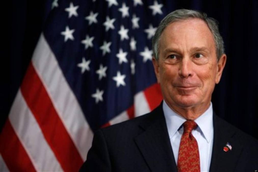 8. Michael Bloomberg, cofundador de Bloomberg LP, con USD 38.600 millones. De 2002 a 2013 fungió como alcalde de Nueva York.