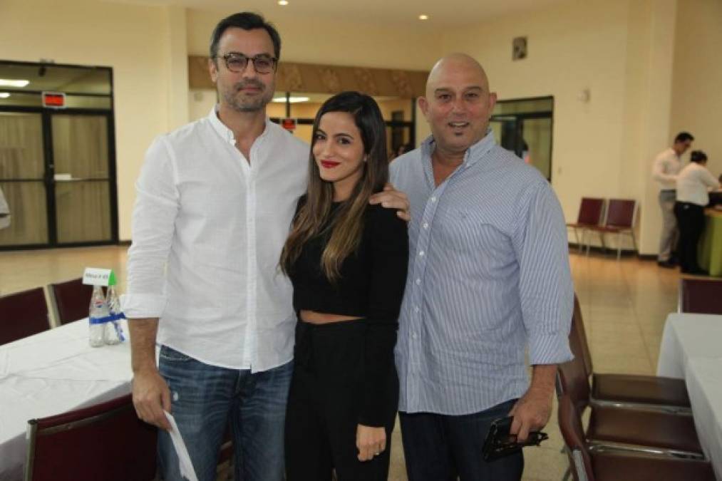 Carlos Moreila, Sabrina y Guillermo Mahchi.