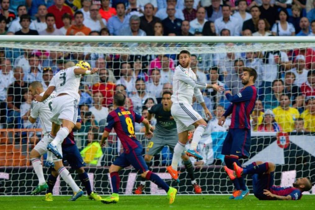 El cabezazo con el que Pepe marcó el 2-1 del Real Madrid.