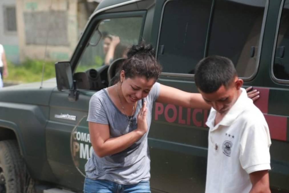 Los sujetos, supuestos miembros de la pandilla 18, huyeron y se refugiaron dentro de una cuartería.