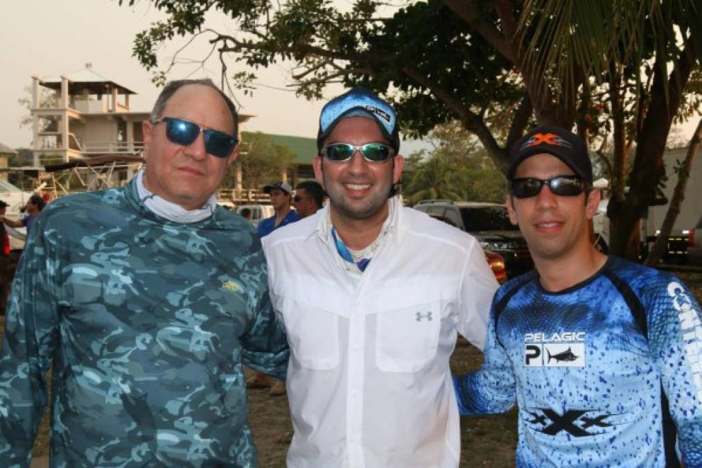 Gabriel Kattán, Emilio y Eduardo Canahuati.