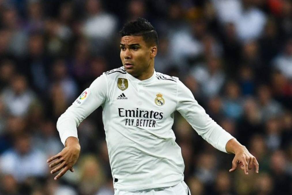 Casemiro es una de las dudas que tiene Zidane en su cabeza. Si se concreta el fichaje del danés Christian Eriksen, el brasileño pasaría al banco de suplente.