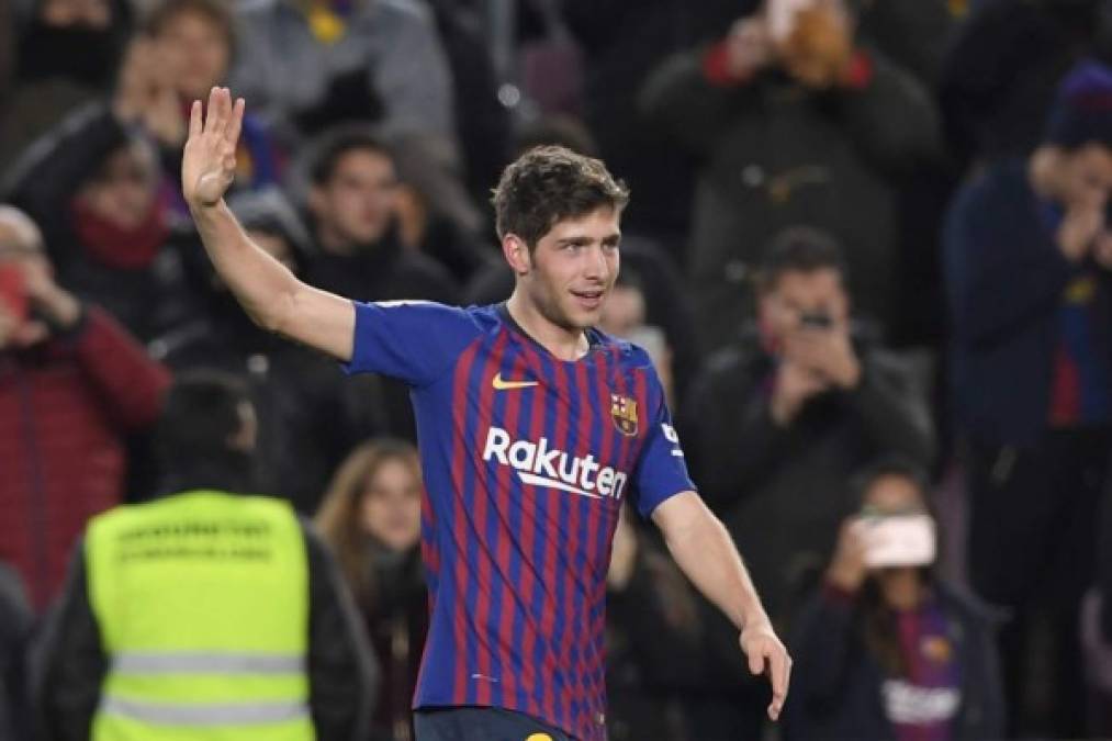 Sergi Roberto: Será el lateral por la banda derecha.