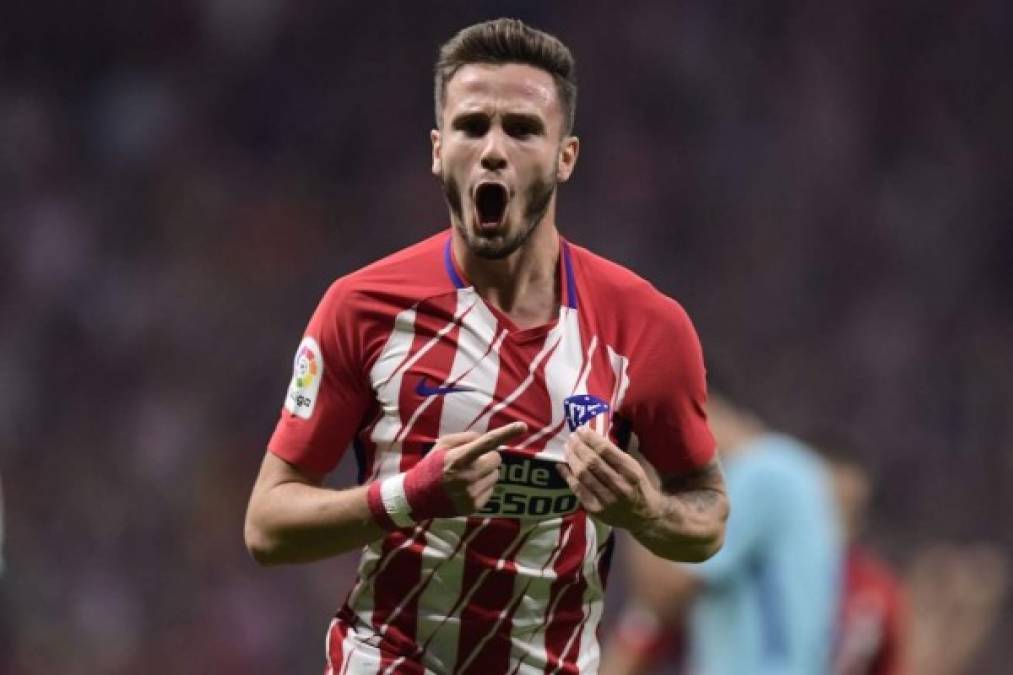 23. Saúl Ñíguez (24 años) - Mediocampista español del Atlético de Madrid, tiene un precio de mercado de 90 millones de euros.