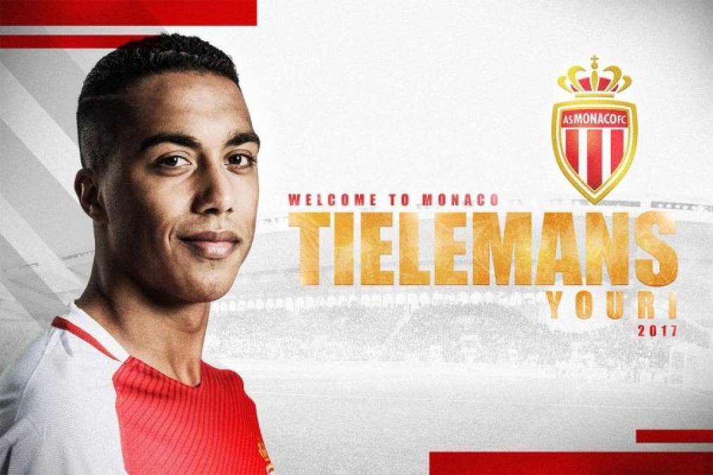El AS Mónaco ha anunciado a través de su Twitter la contratación del belga Youri Tielemans, que vestirá su camiseta hasta 2022. El mediocentro de 20 años procede del Anderlecht belga.