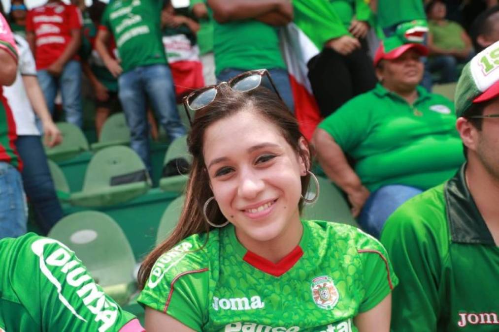 El color verde predomina en las gradas del estadio Yankel Rosenthal.