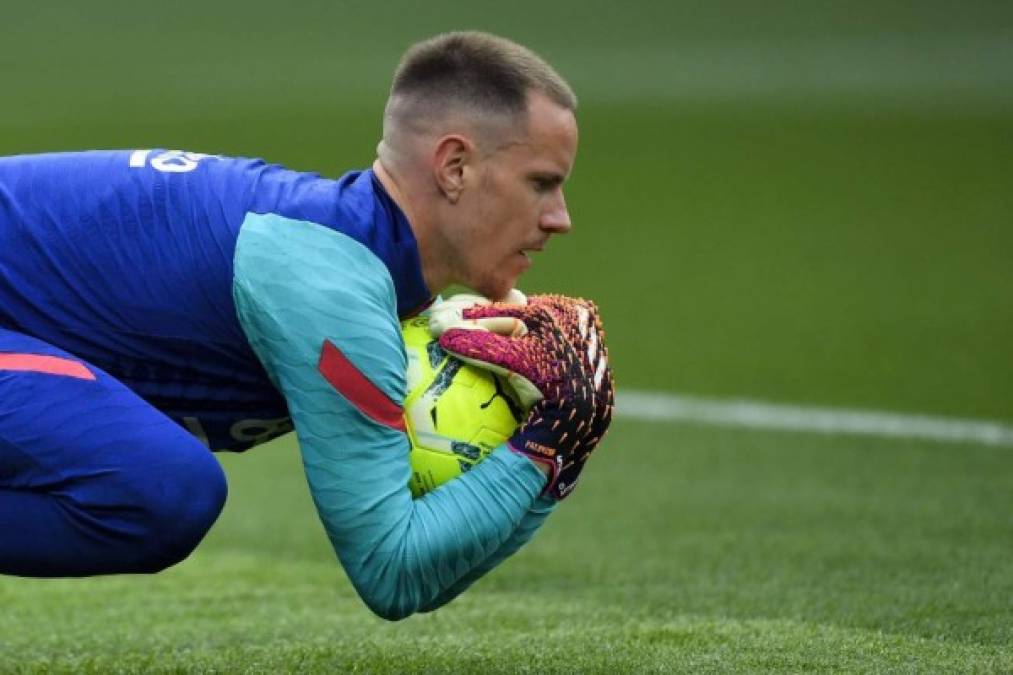 Marc-André ter Stegen: El portero alemán encabeza la lista de los jugadores que el Barcelona no planea vender. Foto AFP.