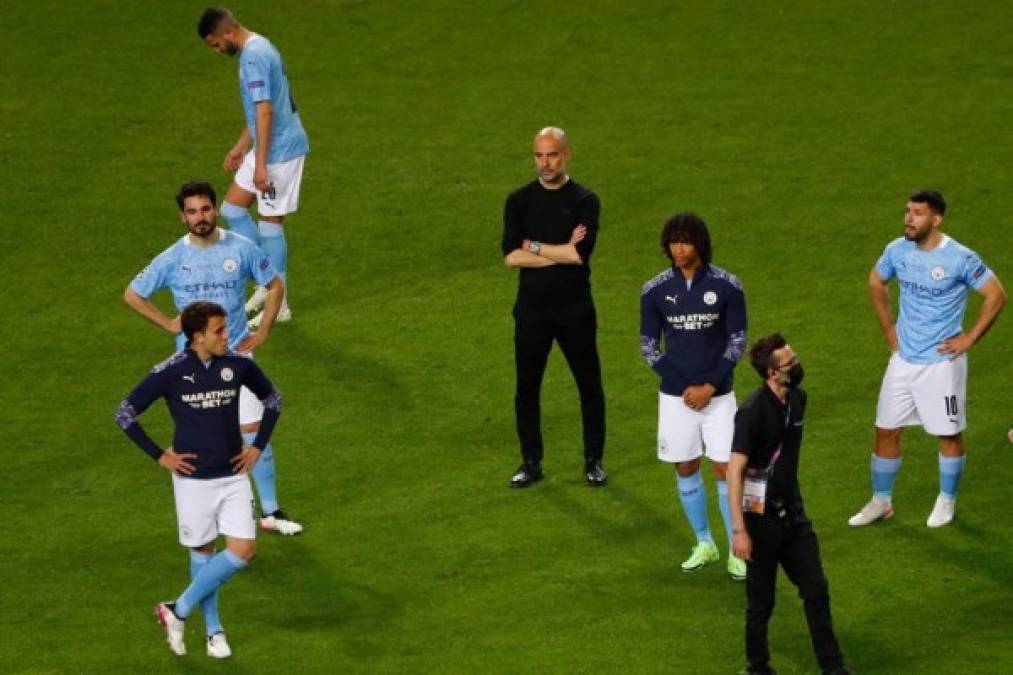 La plantilla del Manchester City quedó destrozada tras perder la final de Champions.