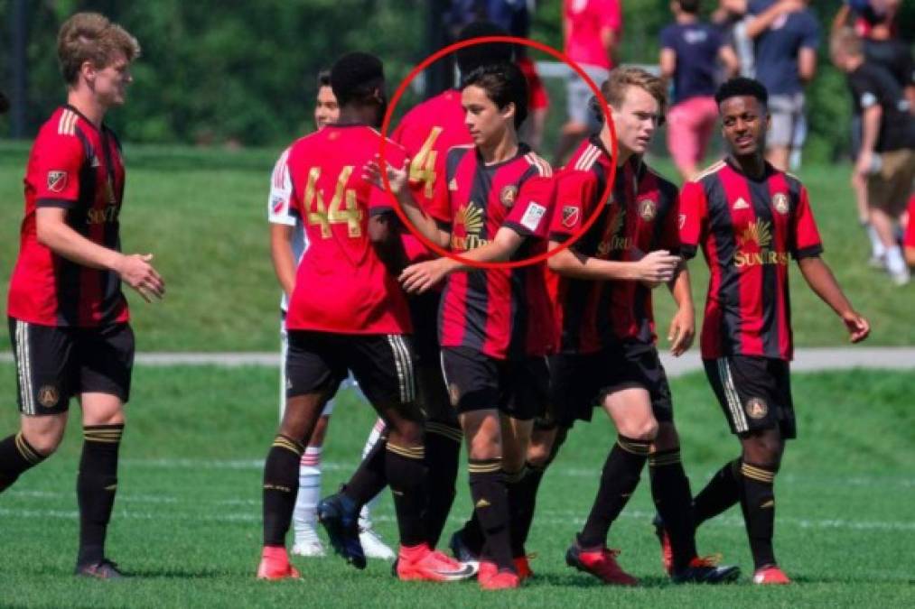 El joven hondureño Alessandro Castro, mundialista con la Sub-17 en Corea del Sur, ha sido subido al primer equipo del Atlanta United de la MLS.