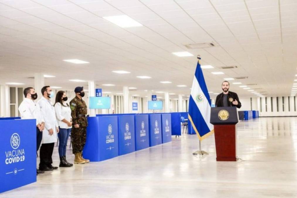 El Salvador recibió desde febrero pasado diferentes lotes que totalizaron 1,2 millones de vacunas. El país compró las dosis a AstraZeneca y Sinovac, con fondos propios y optó por construir estas instalaciones en aras de proteger a la población.