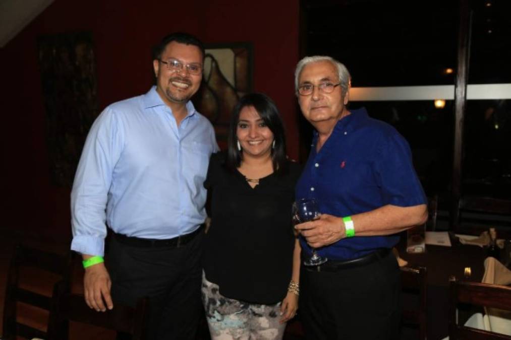 Darío Meléndez, Eunice Melgar y Selim Canahuati.