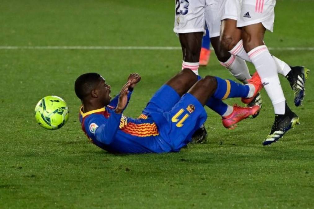 Ousmane Dembélé: Algunos medios españoles informan que el delantero francés podría ser vendido para la próxima temporada. Foto AFP.