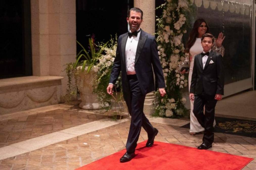 Trump Jr. celebró su cumpleaños junto a su familia en Florida.