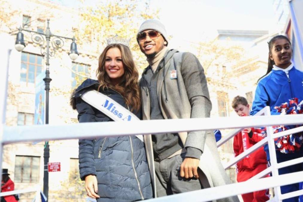 Miss America Betty Cantrell y Trey Songz.