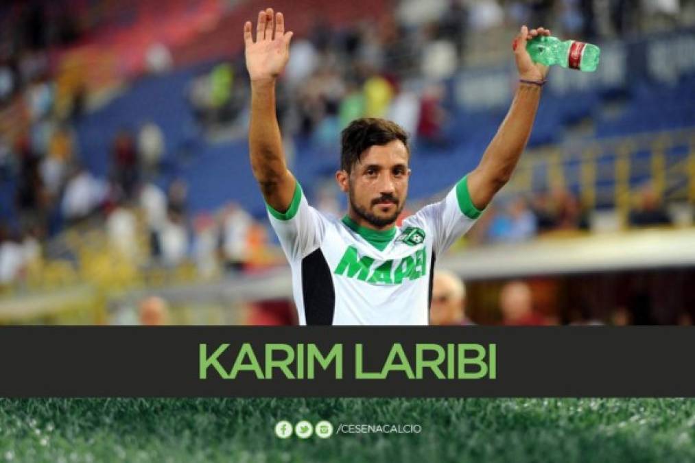 Karim Laribi, llega cedido al Cesena que tiene una obligación de compra sobre él. El italiano llega procedente del Sassuolo.