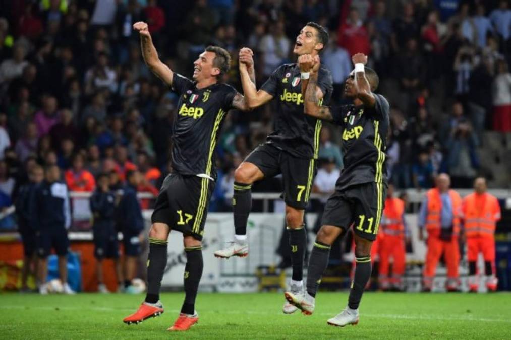 La Juventus marcha líder en la Liga de Italia con 9 puntos tras 3 jornadas disputadas.