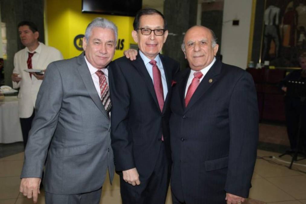 Alberto Conedera, Diego Zerón y Jack Kattán.