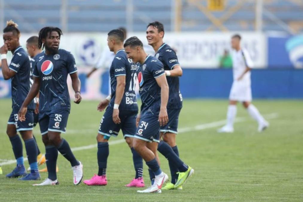 El paraguayo Roberto Moreira fue una de las figuras en el Motagua vs Honduras Progreso ya que se destapó con un doblete.