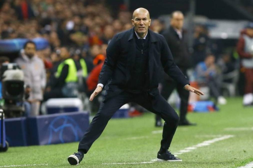 Zidane vivió el duelo entre Galatasaray vs Real Madrid de manera intensa.