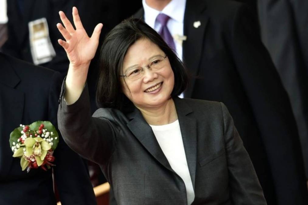 12. Tsai Ing-wen, la presidenta taiwanesa se ubica en la posición número 15 del ránking de Forbes.