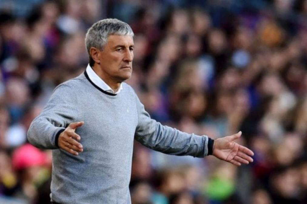 Quique Setién: Entrenador español de 60 años de edad que suena como otro candidato para llegar al FC Barcelona si no llega a continuar Ernesto Valverde. Cuenta con amplia experiencia en los banquillos de la Liga de España, su último club fue el Real Betis.<br/>