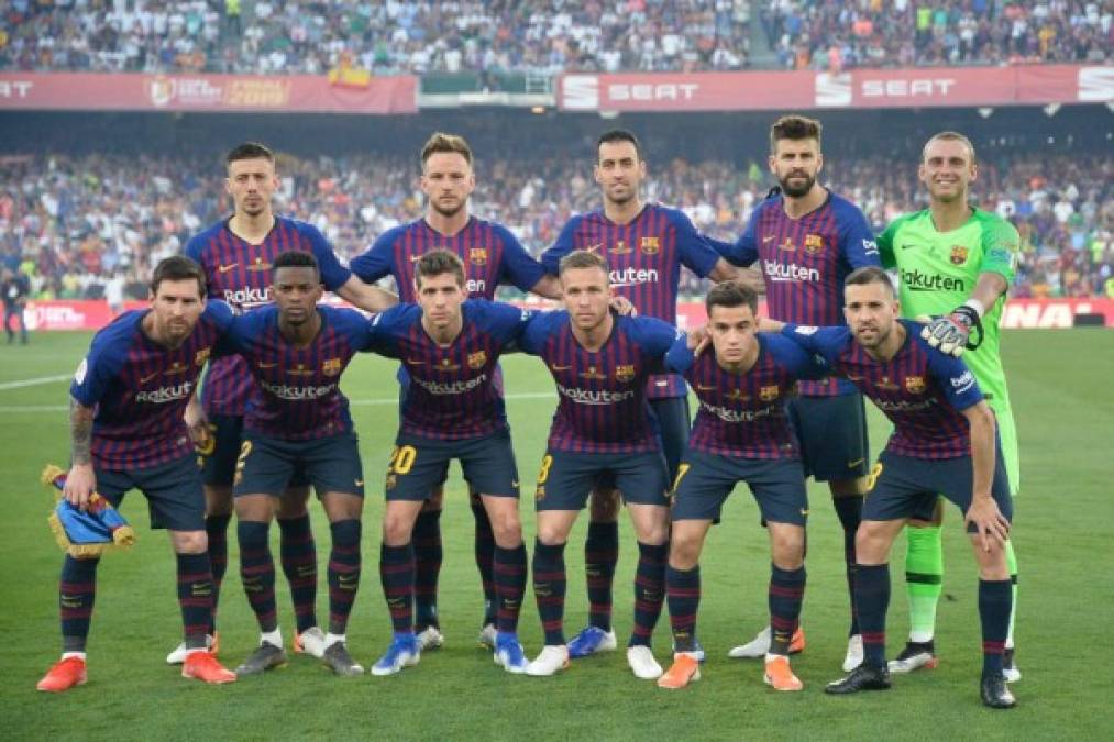 Este fue el 11 titular del Barcelona que mandó a la cancha Ernesto Valverde.