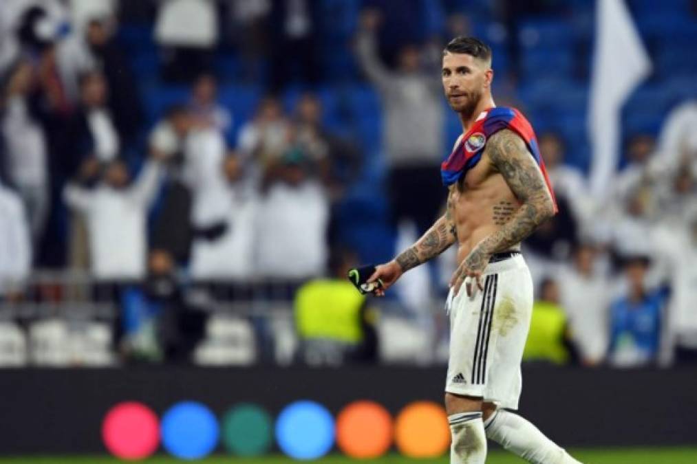 La molestia de Ramos era evidente tras la terrible desepedida de sus aficionados, les silbaron por varios minutos.