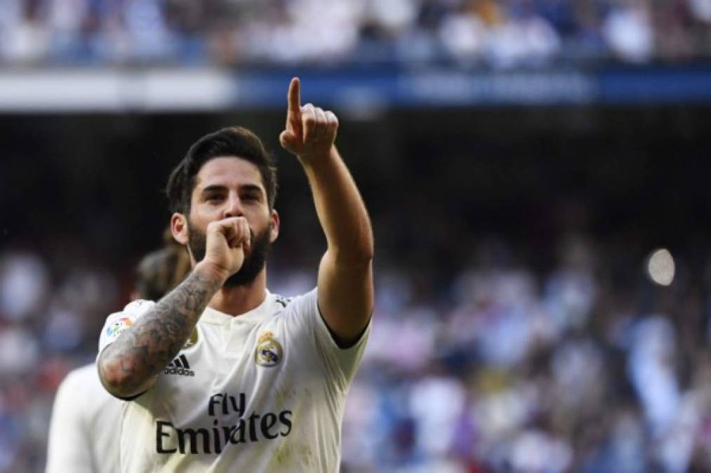 Isco Alarcón: El mediocampista español de 26 años de edad es otro de los que se iría del Real Madrid para la próxima temporada.