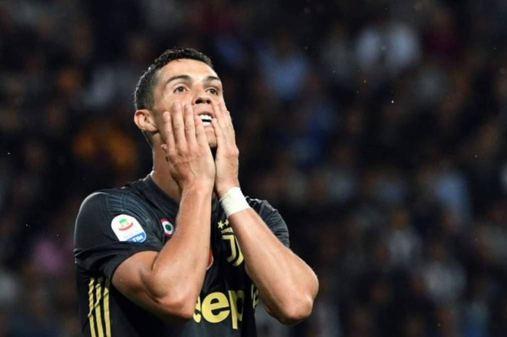 Tras 3 jornadas en Italia, Cristiano Ronaldo no ha podido anotar un gol con la Juventus aunque el club italiano ha ganado todos los encuentros y es líder de la Serie A.