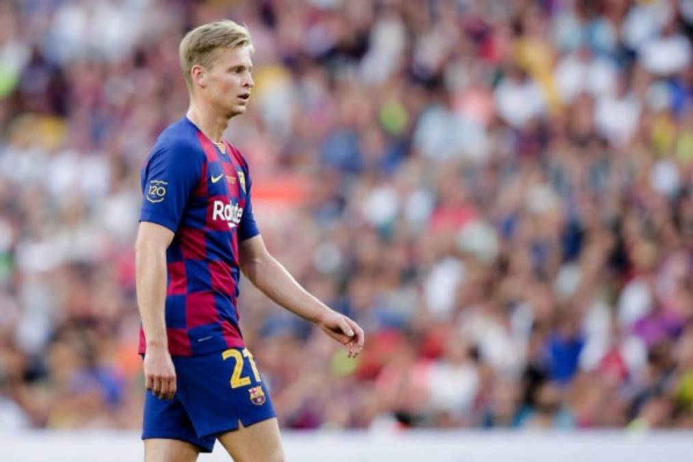 Frenkie de Jong: El holandés en poco tiempo se ha ganado la confianza de Valverde y estará en el centro del campo del Barcelona ante Dortmund.