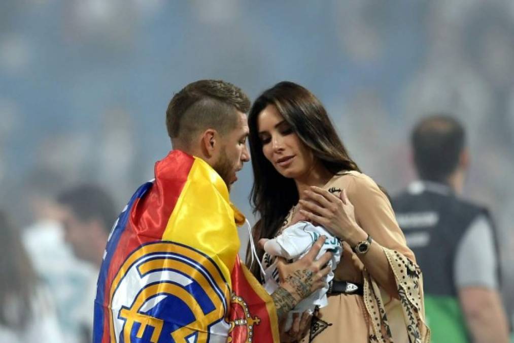 Sergio Ramos y su mujer Pilar Rubio.