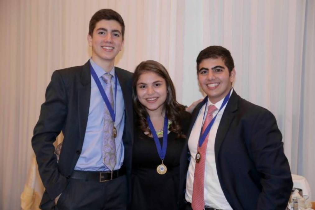 Aldo Piaggio, Valerie Boadla y Rodrigo Panayotti.