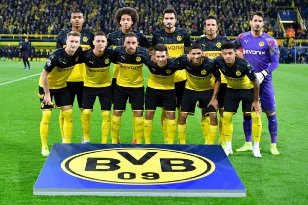 Este fue el 11 titular del Borussia Dortmund.