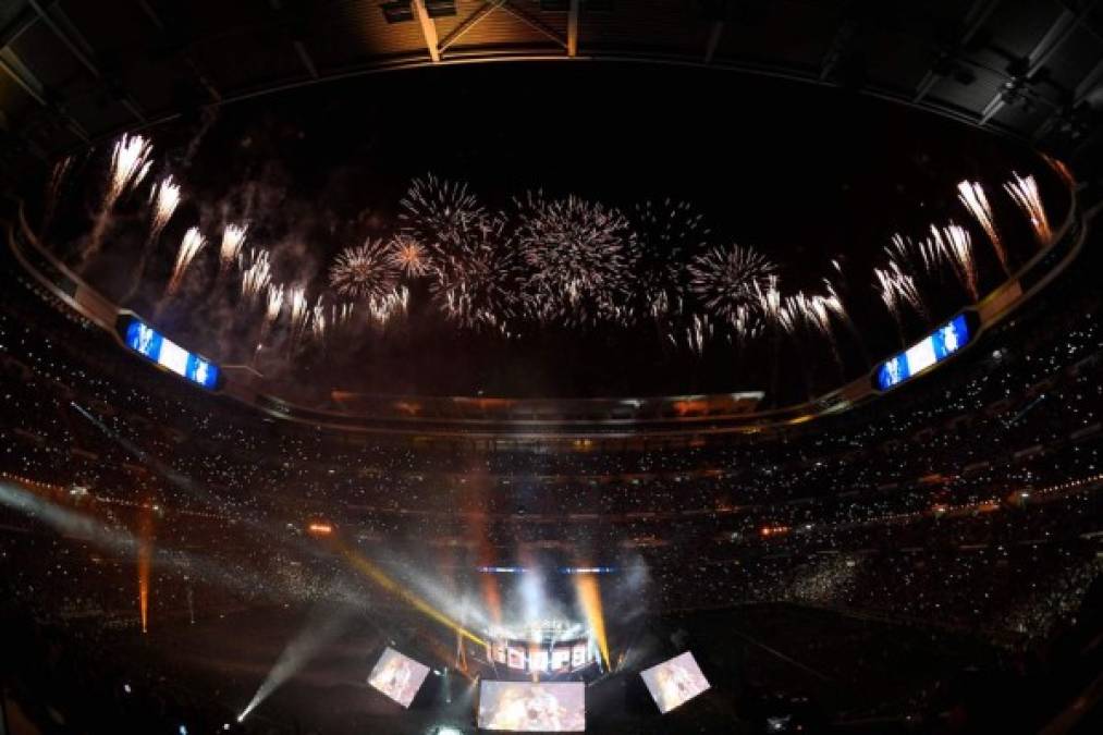 Espectacular la fiesta vivida en el Bernabéu.