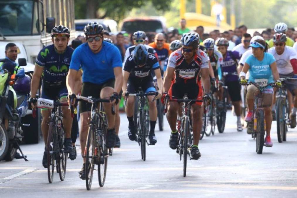 El ciclismo es un deporte en auge en la ciudad y también formó parte de las actividades de Honduras Actívate.