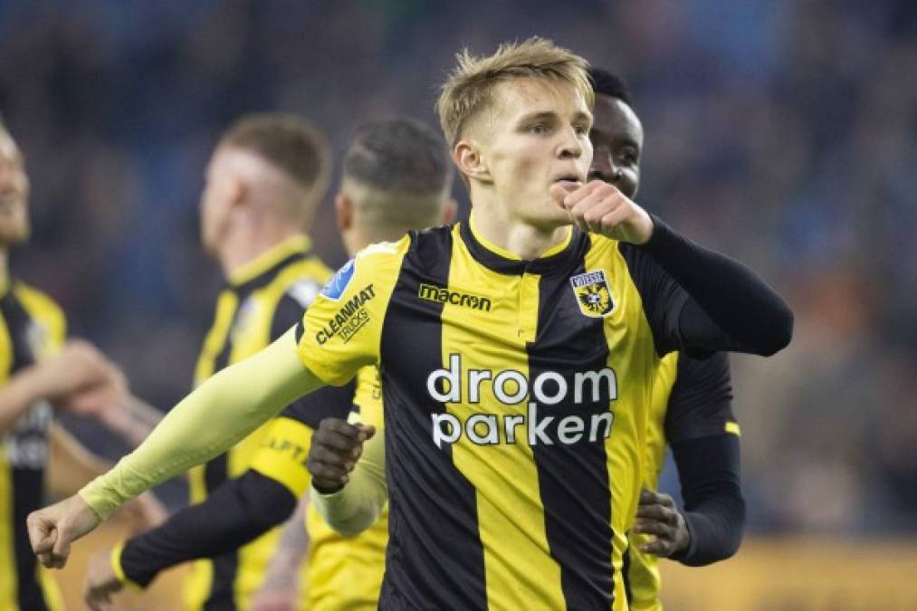 El extremo noruego Martin Odegaard, cedido por el Real Madrid en el Vitesse Arnhem de la Eredivisie de Holanda.