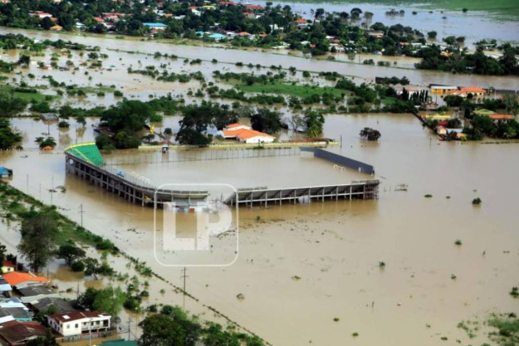 Hasta enero de este año, se tenía un 85 por ciento listo del estadio, pero ahora se tendrán que evaluar los daños.