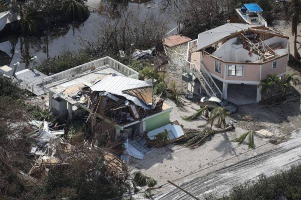 Los residentes creen que al menos tres cuartas partes de los 'trailers' colapsaron hasta los cimientos por el azote de Irma, cuyo ojo barrió los cayos desde el domingo en la madrugada con intensidad de 4 sobre 5.