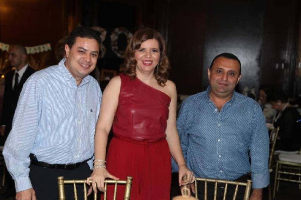 Edwar Sandoval, Hilda Wolozny y Óscar Palma.