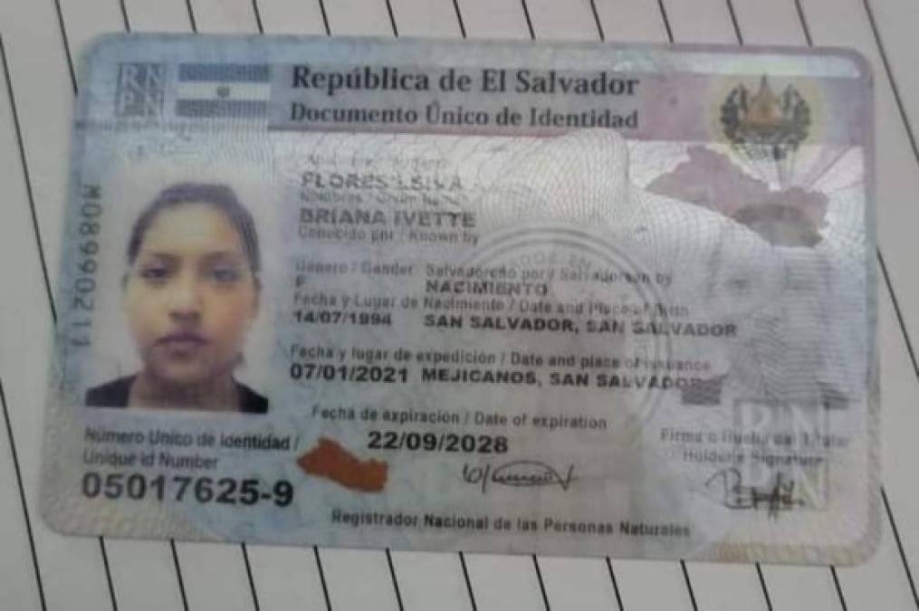 Briana Ivette Flores Leiva fue asesinada por su expareja en la avenida Los Andes de San Salvador, El Salvador.