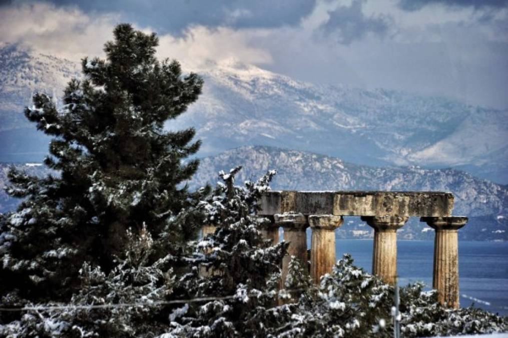 Las bajas temperaturas también afectaron a Grecia.