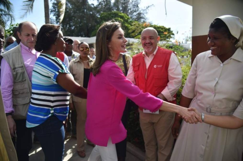 Conoció la dura realidad del país a través de uno de los colegios religiosos que atiende a niños de familias sin recursos con el apoyo de la cooperación española.