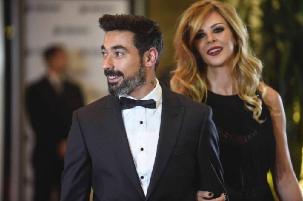 Ezequiel Lavezzi es otro de los que se ha hecho presente a la boda. FOTO AFP / EITAN ABRAMOVICH