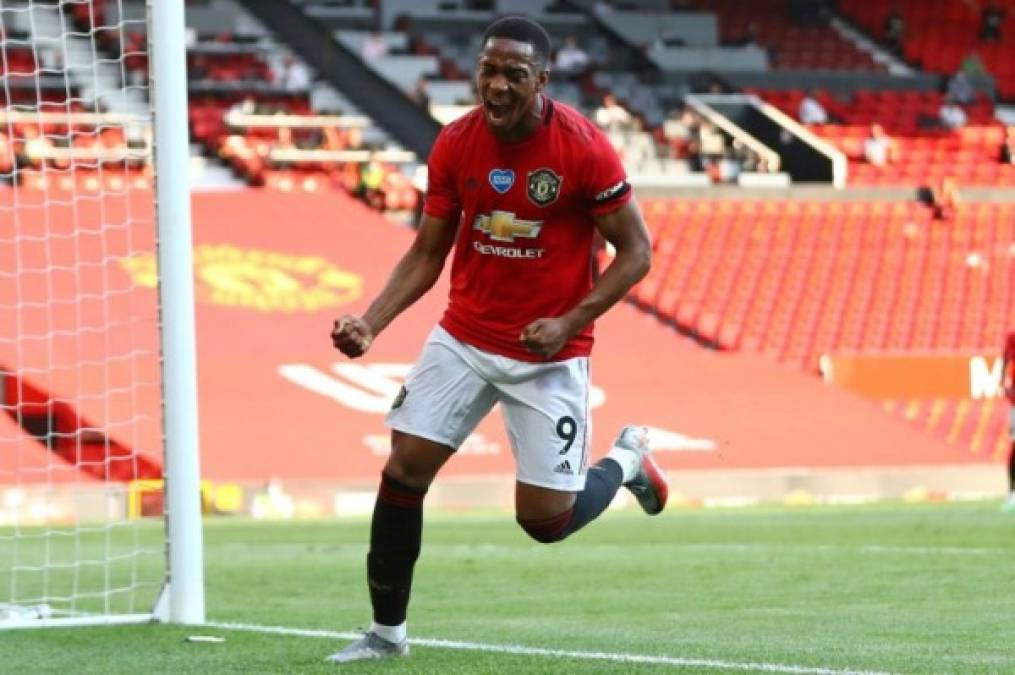 Anthony Martial, de 25 años, ha sido ofrecido al Real Madrid, asegura la prensa inglesa. El delantero francés no entra en los planes del Manchester United para la próxima temporada, sus agentes le est-an buscando equipo y lo han ofrecido al Real Madrid. Foto AFP.