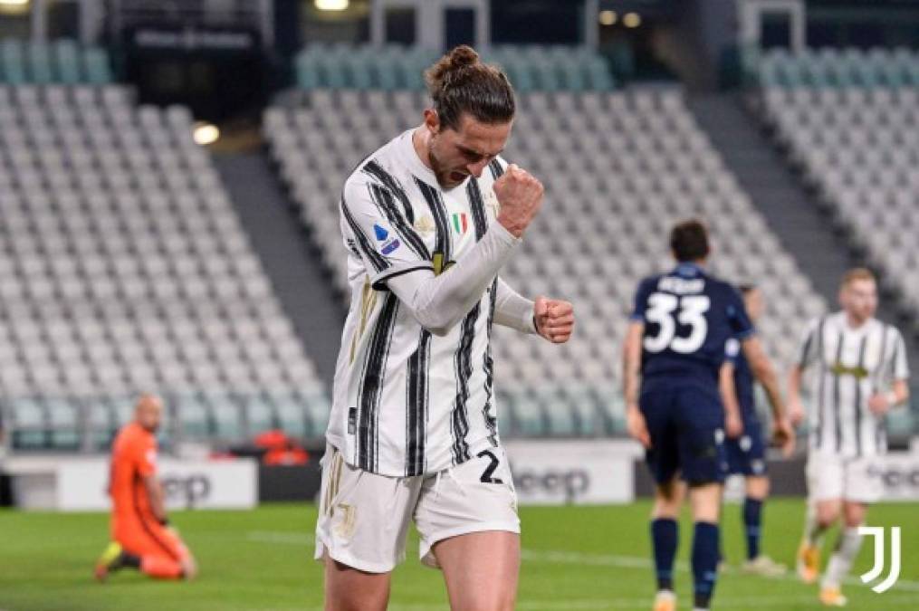 Adrien Rabiot: El mediocampista francés cobra alrededor de siete millones de euros por temporada y en la Juve considera que es un salario muy alto. El volante sería vendido. Foto Juventus.