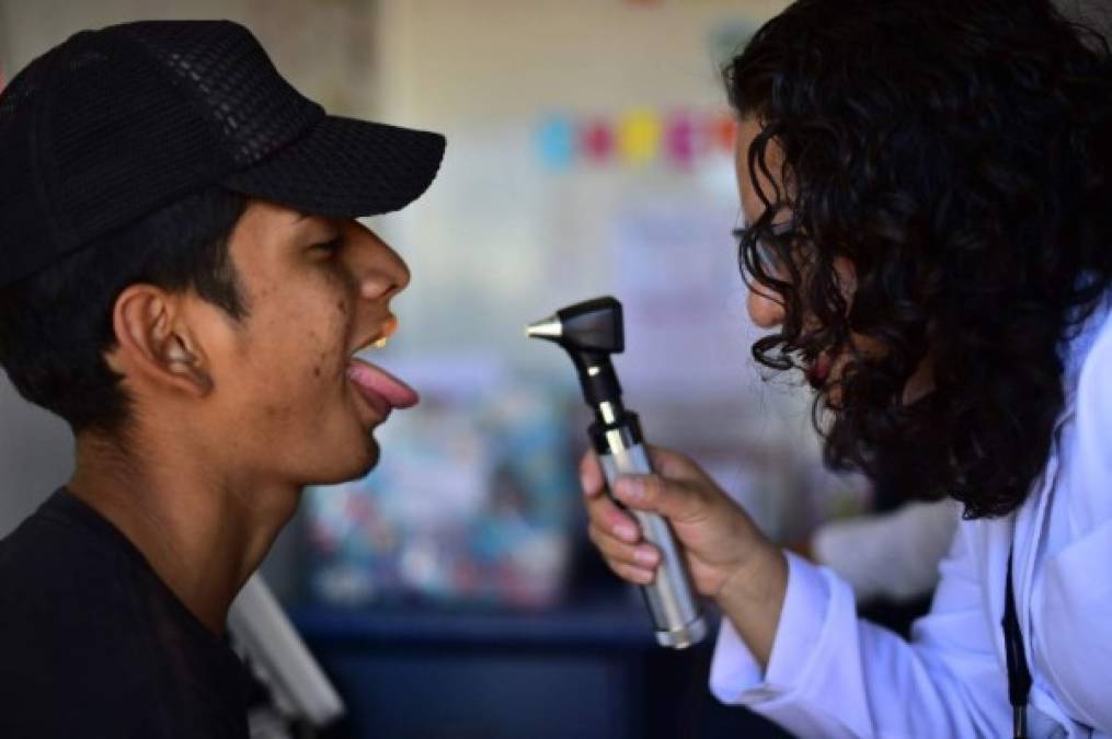 Los migrantes han recibido atención médica en los albergues habilitados por las autoridades de la Ciudad de México.